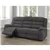 Grey DropComfort Recliner Sofa