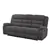 Grey DropComfort Recliner Sofa