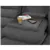 Grey DropComfort Recliner Sofa