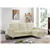 Urban Cali Del Mar Sectional Sofa with Reversible Chaise in Cream