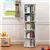 5 Tier 360° Rotating Stackable Shelves Bookshelf Organizer(White)