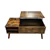 Lift-Top Coffee Table, 100 x 50 cm, with Adjustable Storage Shelf