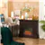 Electric Fireplace with Mantel – Dimmable Flame, Remote Control, Timer