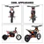 Supermoto 24V 250-Watt Off-road Dirt Bike - Rubber Tires, 22 Km/H