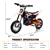 Supermoto 24V 250-Watt Off-road Dirt Bike - Rubber Tires, 22 Km/H