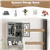 Bathroom Spacesaver Organizer with Adjustable Shelf 2-Door Storage