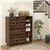 Shoe Storage with Open Shelves - Brown