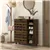 Shoe Storage with Open Shelves - Brown