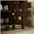 Shoe Storage with Open Shelves - Brown