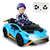 Lamborghini Kids Two-seater Huracan STO Ride on car, Blu Glauco