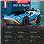 Lamborghini Kids Two-seater Huracan STO Ride on car, Blu Glauco