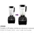 Salton BL1486BLBT Power Countertop Blender for Kitchen with 8-Blade Bl