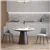 Modern Grey Velvet Kitchen Chairs (Set of 4)