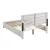 Brantford Wood Eastern King Storage Panel Bed with 2 Nightstands - Coastal White