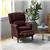 Push Back Recliner Chair -Brown