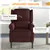 Push Back Recliner Chair -Brown