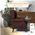 Push Back Recliner Chair -Brown