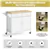 Rolling Kitchen Island Cart Cabinet