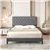 Queen Size Upholstered Platform Bed Frame