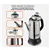 Efficient 12-Cup Electric Percolator coffee-Stainless Steel Design