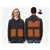 Heated Hoodie Sweatshirt Zip Up Unisex with Battery