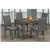 5 Piece Dining Set-Grey