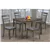 5 Piece Dining Set-Grey