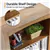 Brown 5-Tier Wooden Bookcase, 167 cm - Open Shelves for Home, Bedroom