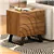 ODIKA Side Table, Cartography Cube Side Table with 2 Drawers for Home