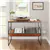 ODIKA 109cm Industrial Console Table with Power Outlets and USB Ports