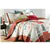 MarCielo Christmas Quilt Set King Size - Snowman Owl Car Design - 3Pcs