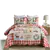 MarCielo Christmas Quilt Set King Size - Snowflake Deer Design - 3 Pcs