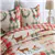 MarCielo Christmas Quilt Set King Size - Snowflake Deer Design - 3 Pcs