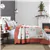 MarCielo Christmas Quilt Set Queen Size - Deer Mailbox Design - 3 Pcs