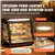 3-Tier Commercial Food Warmer Display Countertop