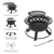 Shinerich - 24” Fire Pit with Grill