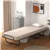 Portable Folding Metal Bed Frame with Memory Foam Mattress