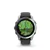 Garmin fenix E – 47mm, AMOLED Stainless Steel with Black Silicone Band