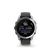 Garmin fenix E – 47mm, AMOLED Stainless Steel with Black Silicone Band