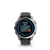 Garmin fenix E – 47mm, AMOLED Stainless Steel with Black Silicone Band