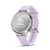 Garmin Lily 2 Active Silver with Purple Jasmine Silicone Band