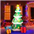 Festive Inflatable Tree with Gift Box Trio