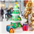 Festive Inflatable Tree with Gift Box Trio