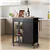 Kitchen Cart with Storage - Brown