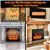 18 Inches Electric Fireplace Insert Recessed 1400 W Electric Fireplace