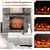 18 Inches Electric Fireplace Insert Recessed 1400 W Electric Fireplace