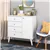 Modubox Milo Mid-Century 4 Drawer Chest with Door in White