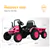 Kids Electric Ride On Tractor with Detachable Wagon