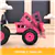 Kids Electric Ride On Tractor with Detachable Wagon