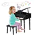 30-Key Kids Piano with Bench Age 3-6